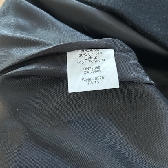 J Crew Wool Pencil Skirt. Size 4. Black. - Picture 5 of 5